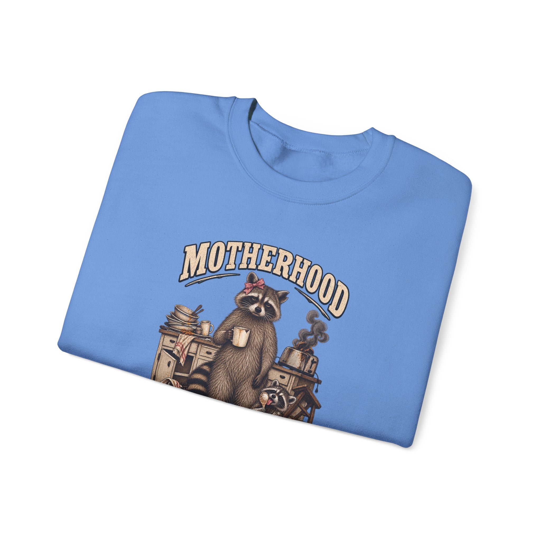 Motherhood Is Beautiful Crewneck Sweatshirt Brandy