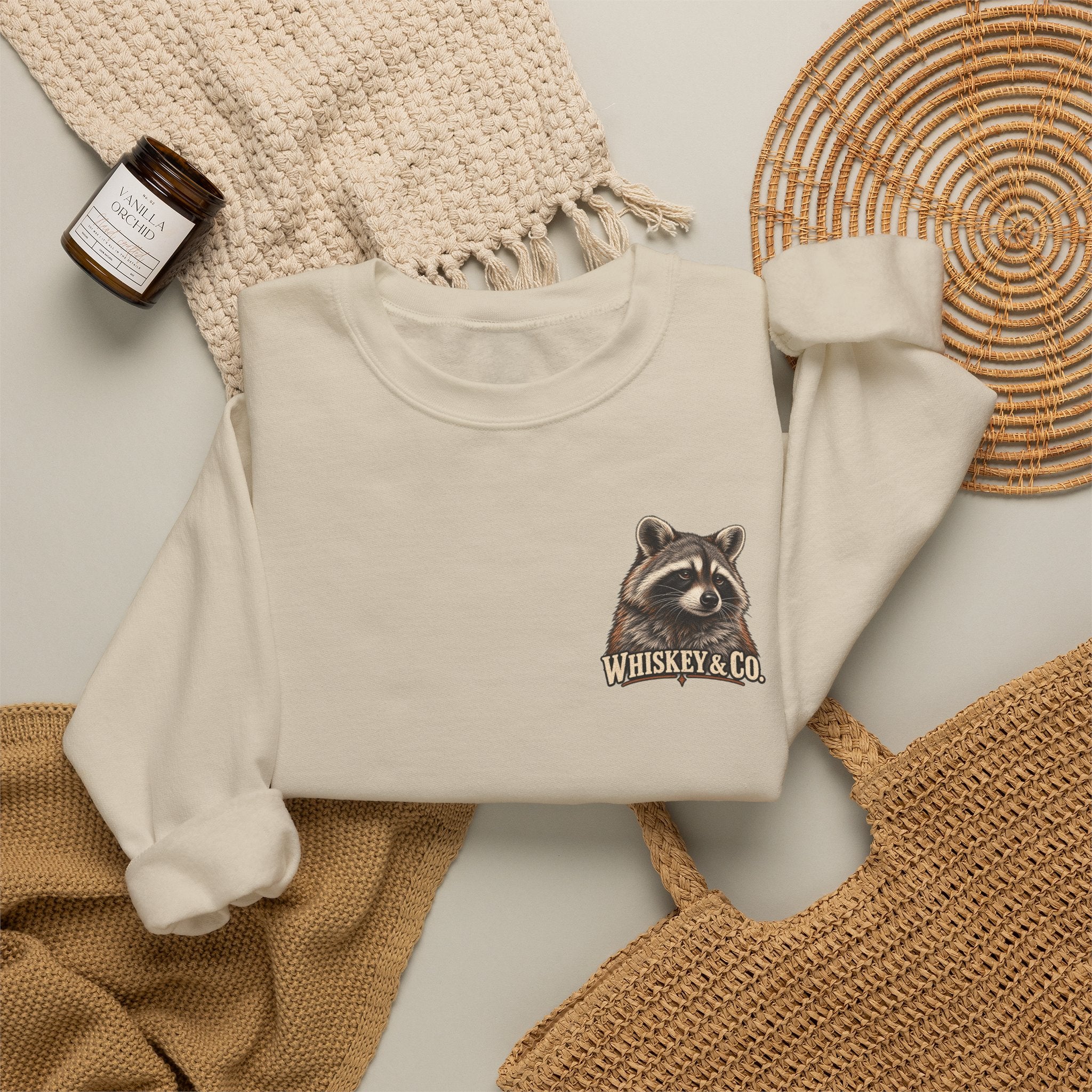 Pulling The Load Crewneck Sweatshirt - Whiskey