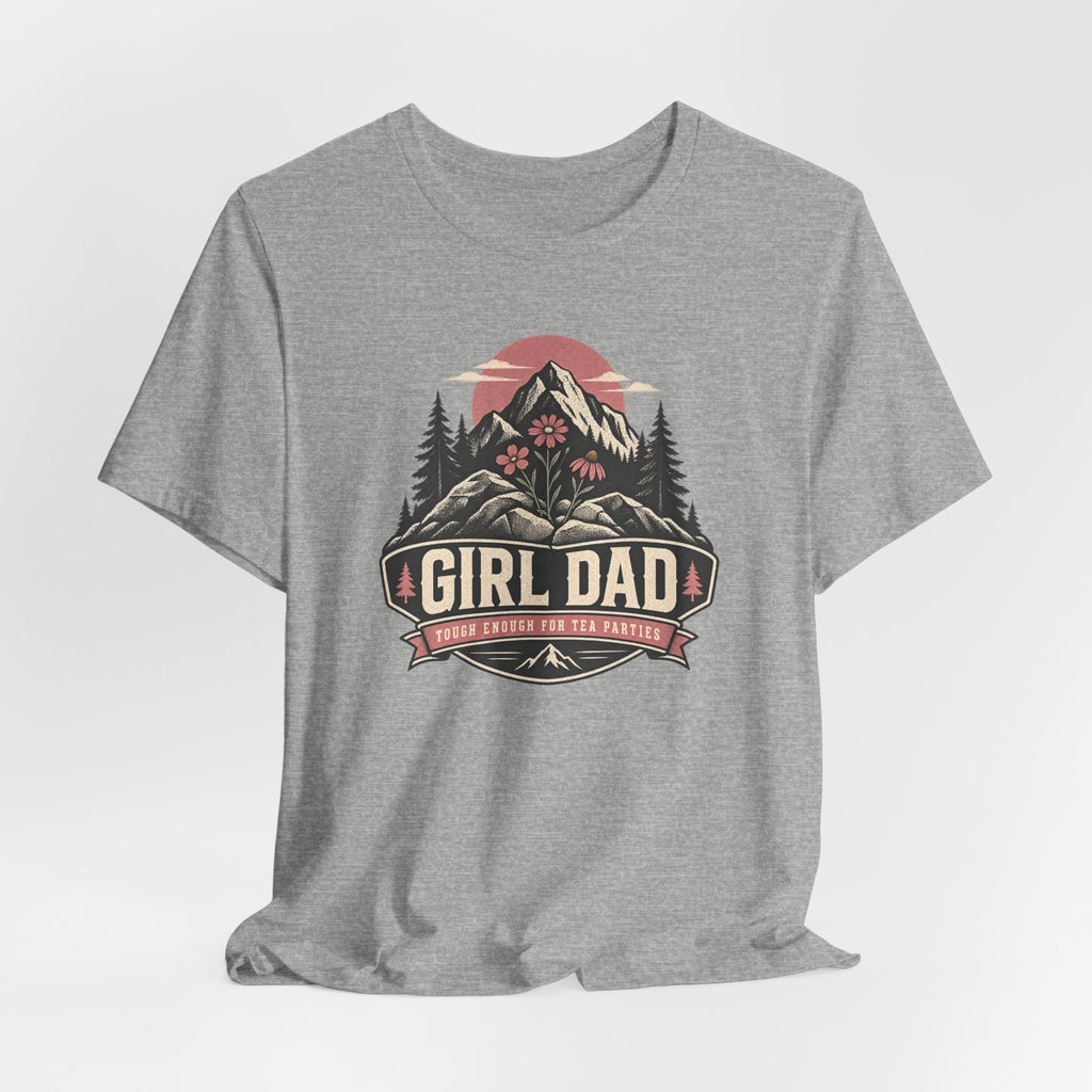 Girl Dad T-Shirt — Outdoor Mountain Camping Tee for Proud Fathers