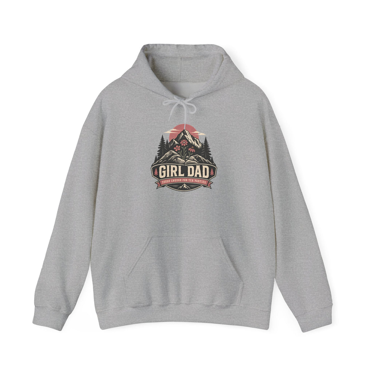 Girl Dad Hoodie — Vintage Mountain Dad Sweatshirt for Fathers
