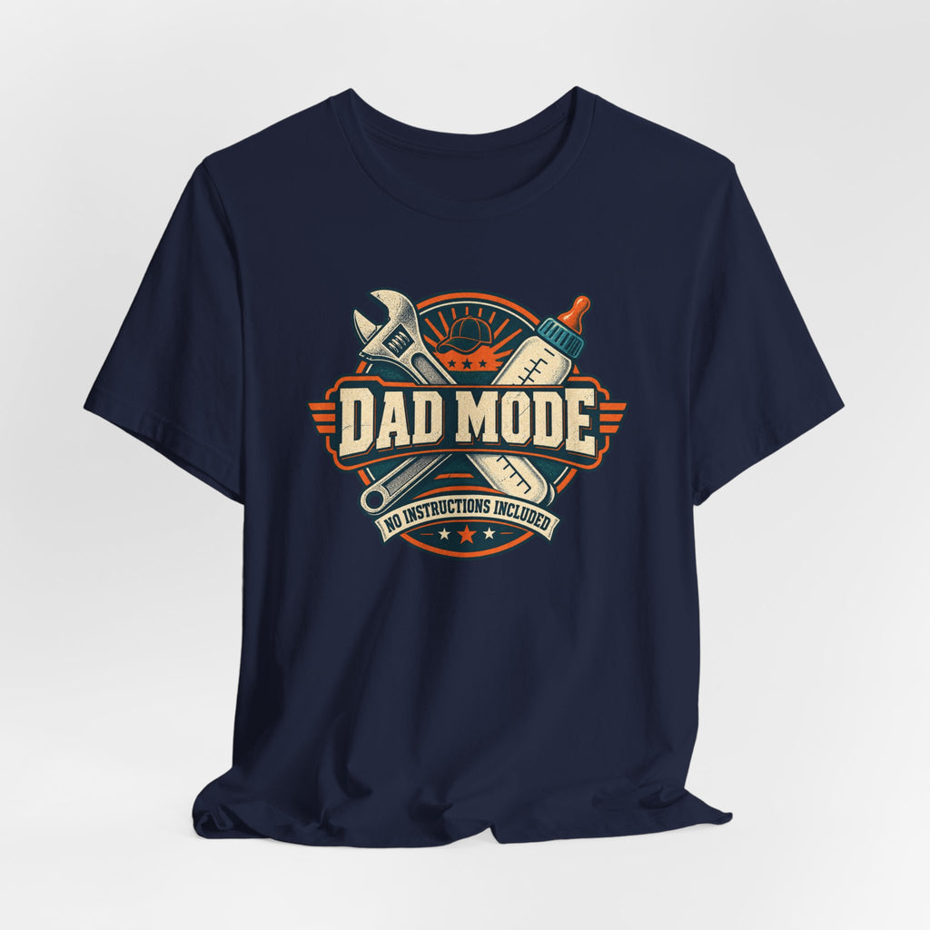 Dad Mode T‑Shirt – Vintage Tool & Bottle Graphic Father’s Day Tee