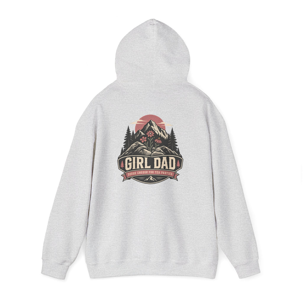Girl Dad Hoodie — Vintage Mountain Dad Sweatshirt for Fathers