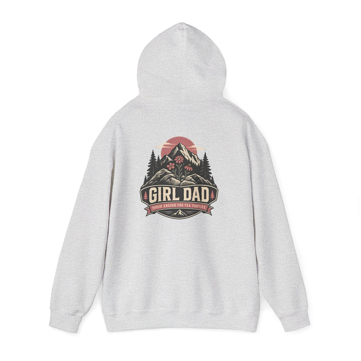 Girl Dad Hoodie — Vintage Mountain Dad Sweatshirt for Fathers