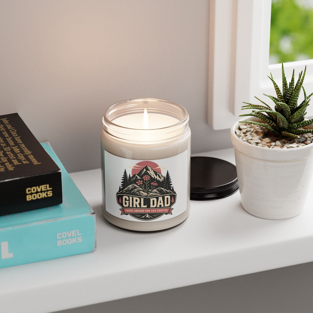Girl Dad Soy Candle — 9oz Scented Mason Jar Candle for Dads Who Love Adventure