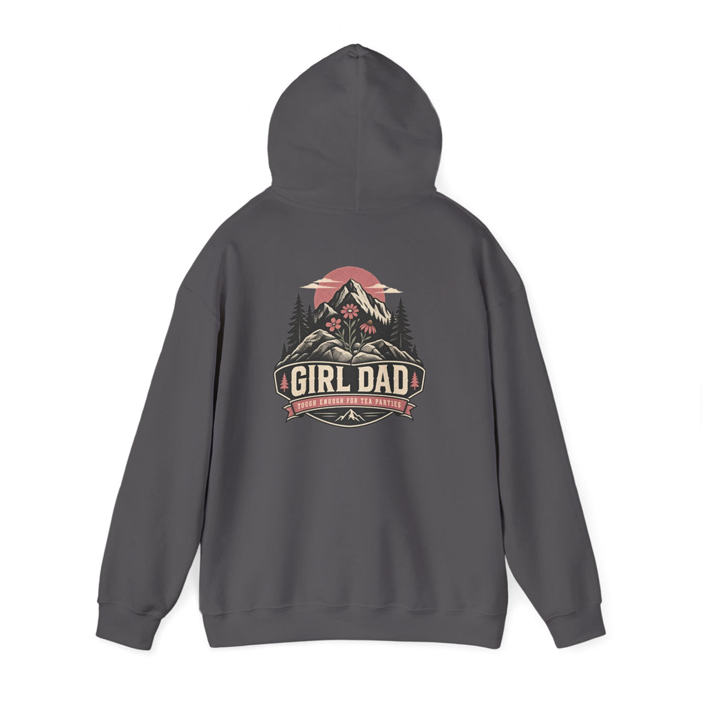 Girl Dad Hoodie — Vintage Mountain Dad Sweatshirt for Fathers