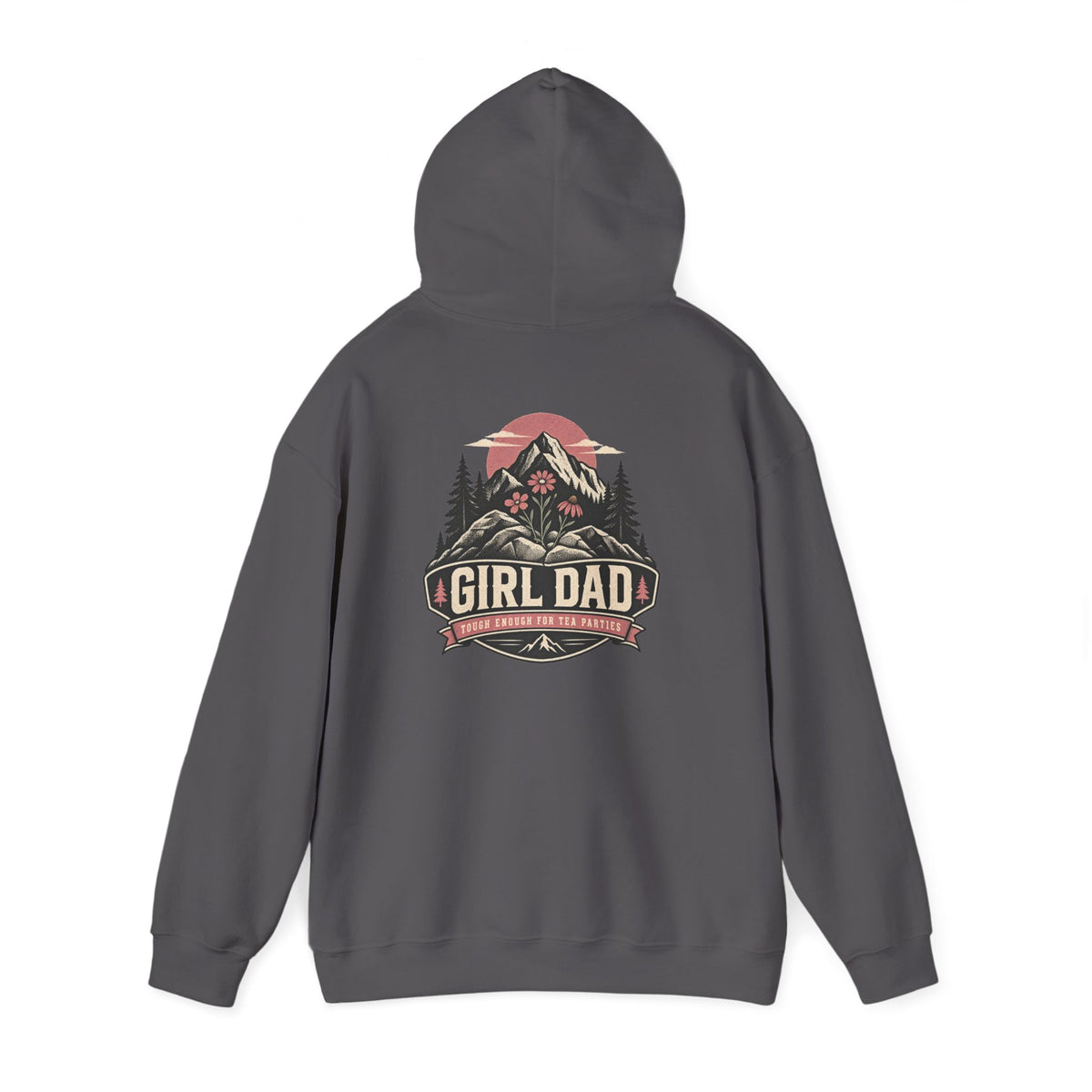 Girl Dad Hoodie — Vintage Mountain Dad Sweatshirt for Fathers