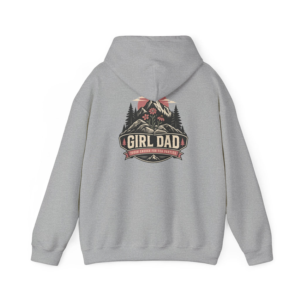 Girl Dad Hoodie — Vintage Mountain Dad Sweatshirt for Fathers