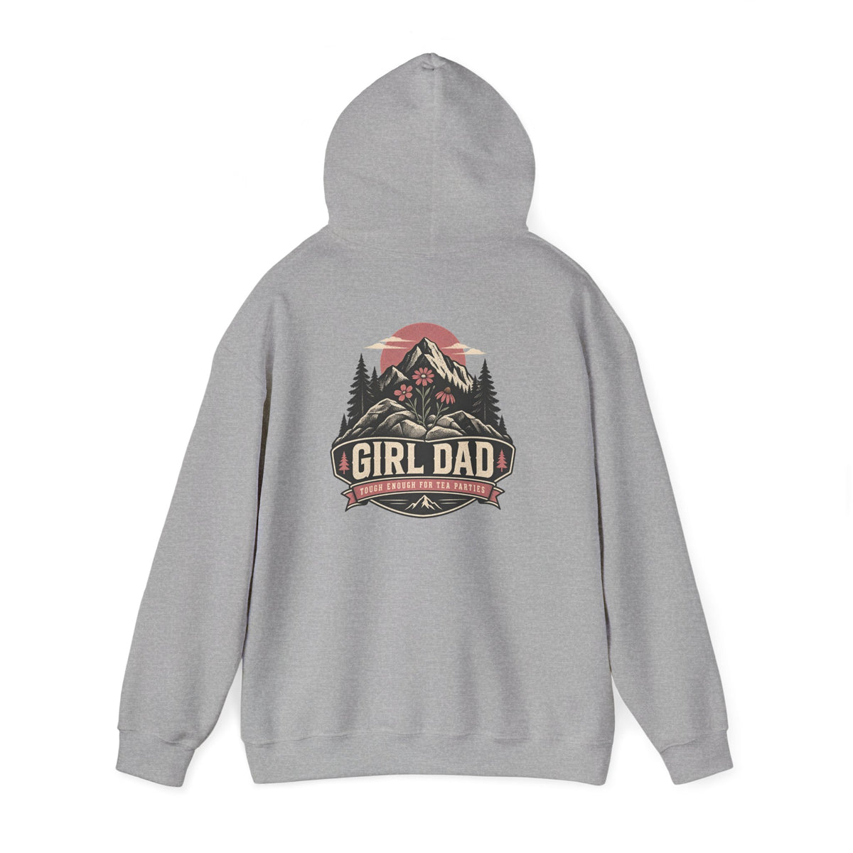 Girl Dad Hoodie — Vintage Mountain Dad Sweatshirt for Fathers
