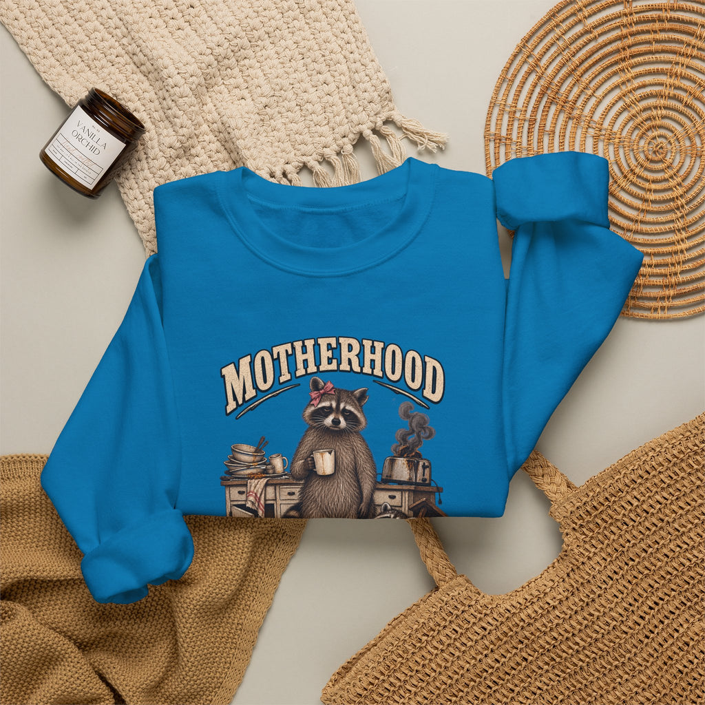 Motherhood Is Beautiful Crewneck Sweatshirt Brandy