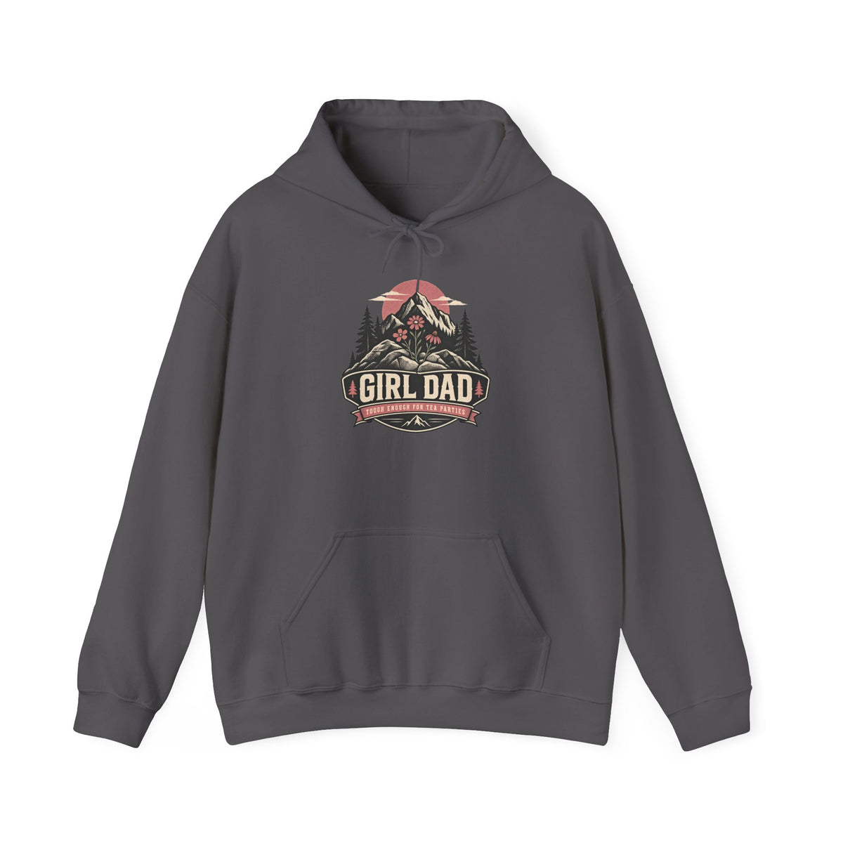 Girl Dad Hoodie — Vintage Mountain Dad Sweatshirt for Fathers
