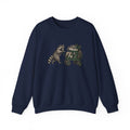 Raccoon Cart Crewneck Sweatshirt — Cute Woodland Animal Pullover