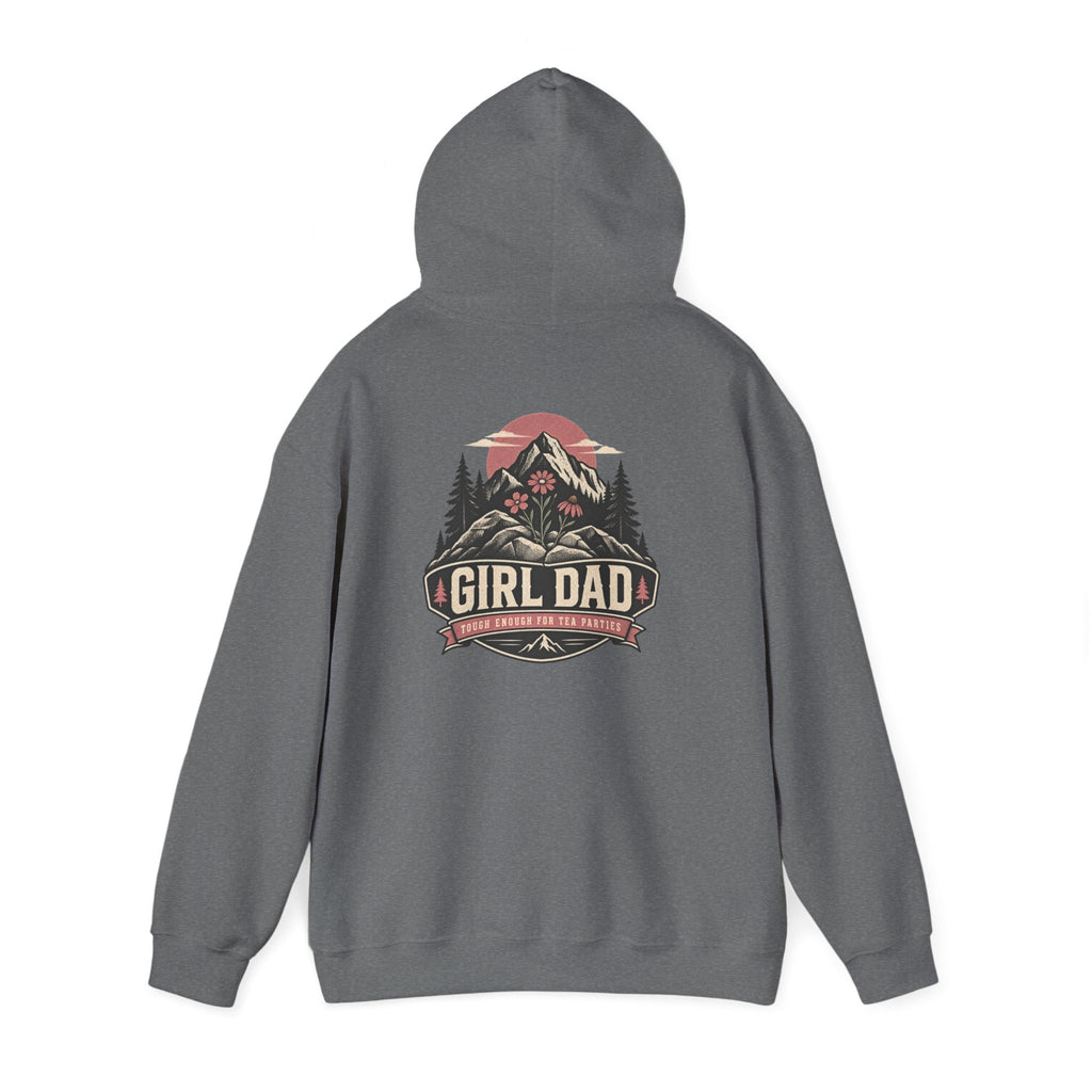 Girl Dad Hoodie — Vintage Mountain Dad Sweatshirt for Fathers