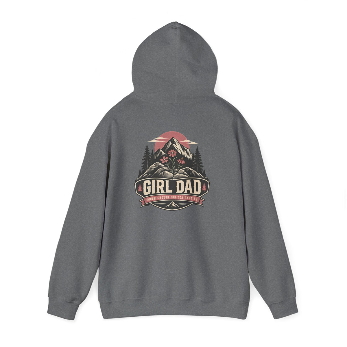 Girl Dad Hoodie — Vintage Mountain Dad Sweatshirt for Fathers