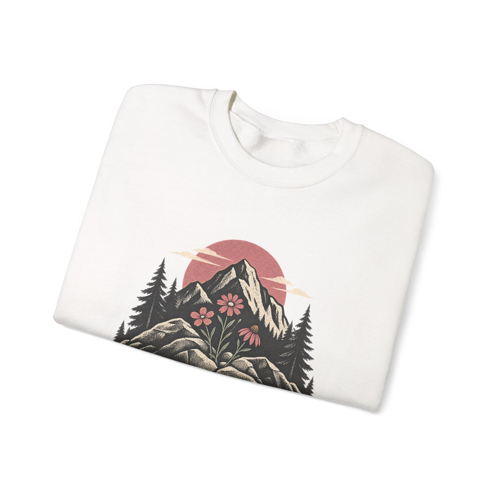 Girl Dad Sweatshirt – Mountain Adventure Graphic Crewneck