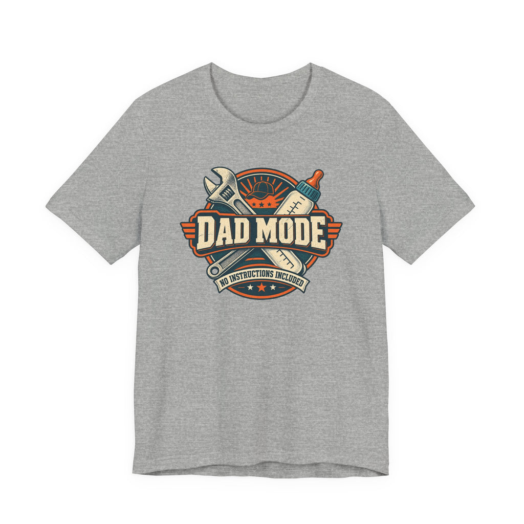 Dad Mode T‑Shirt – Vintage Tool & Bottle Graphic Father’s Day Tee