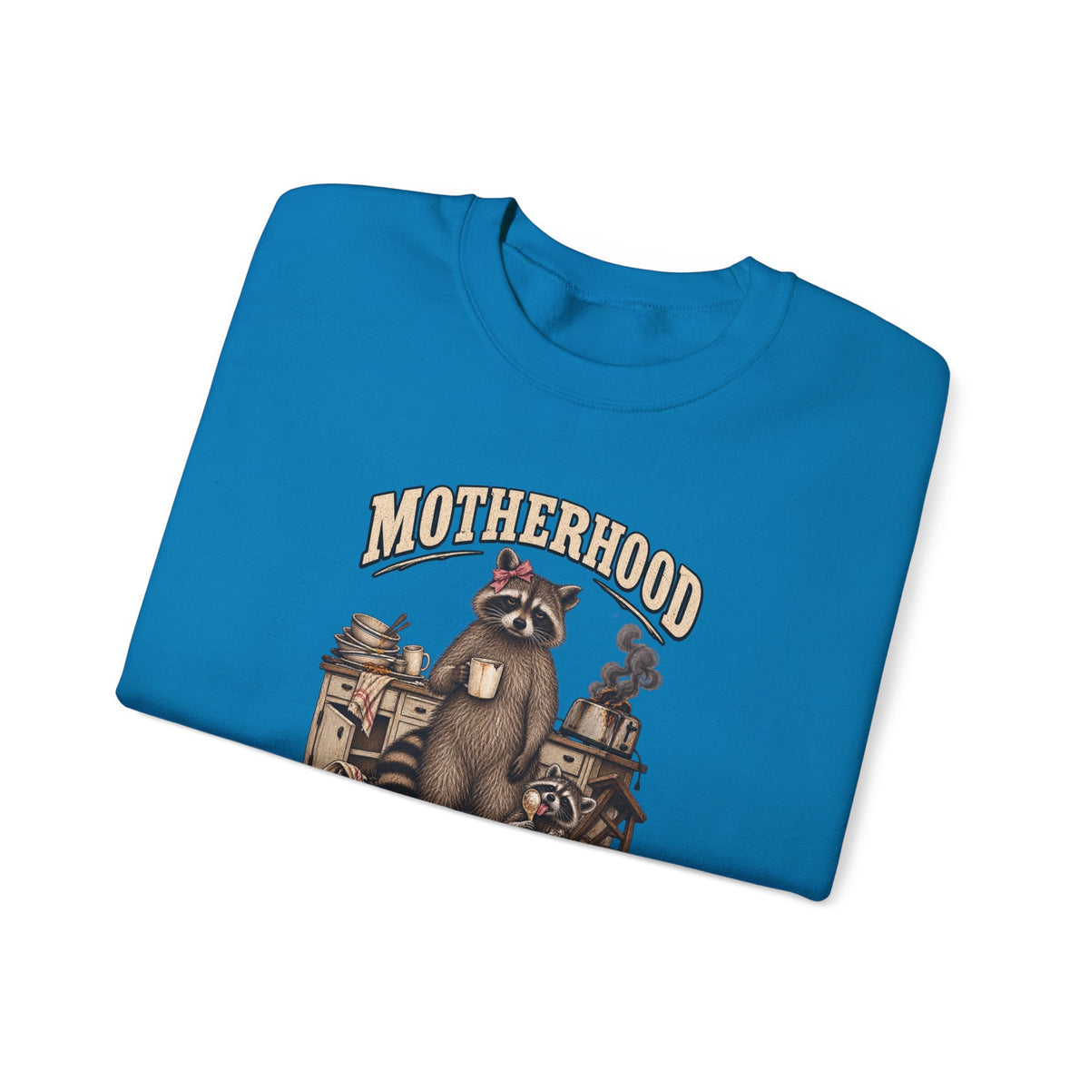 Motherhood Is Beautiful Crewneck Sweatshirt Brandy