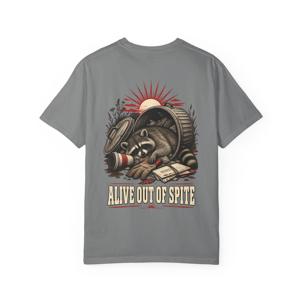 Alive Out of Spite Raccoon Graphic T-Shirt
