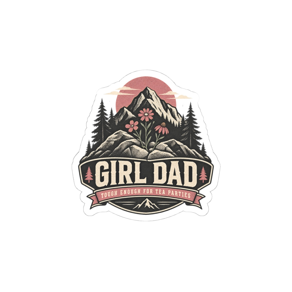 Girl Dad Sticker