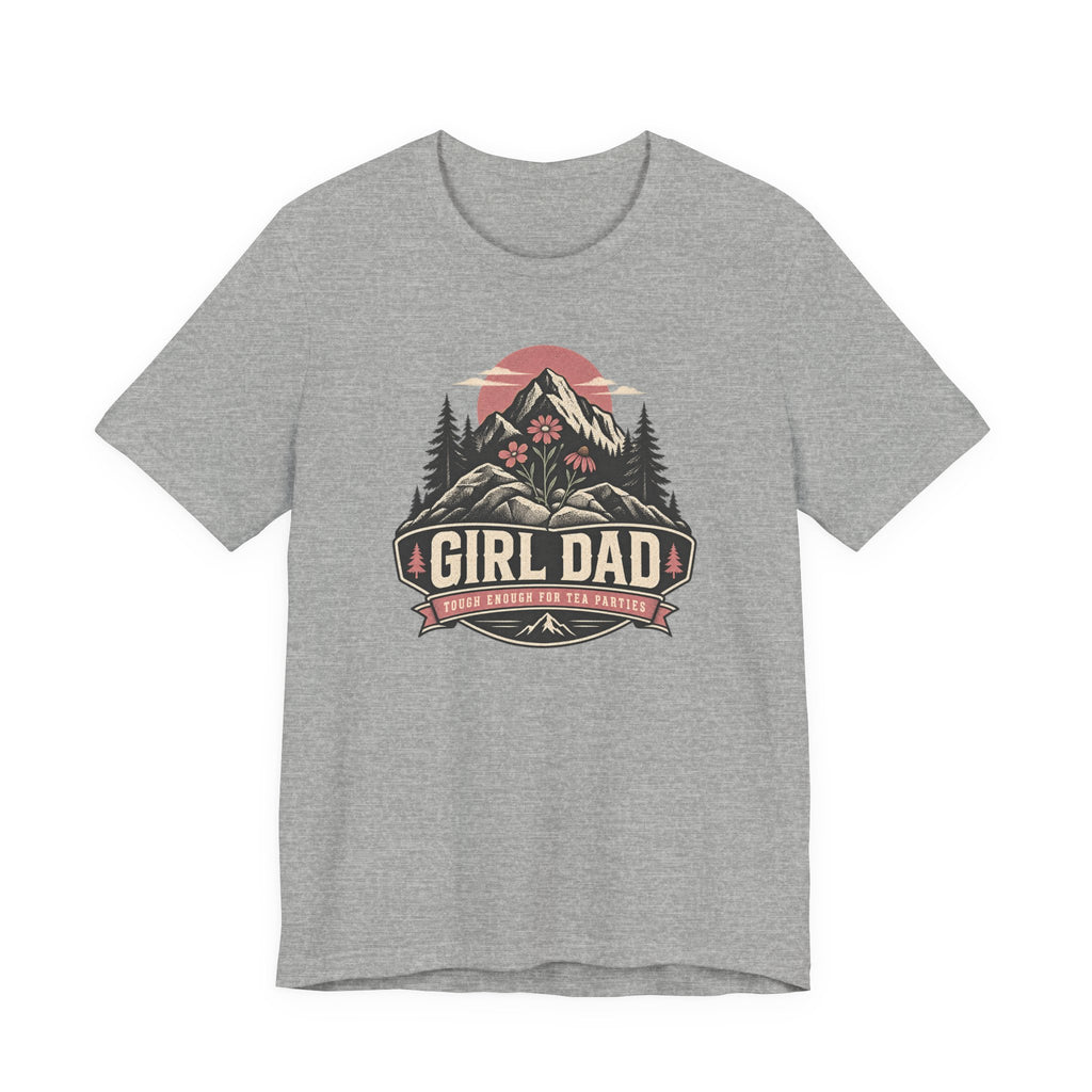 Girl Dad T-Shirt — Outdoor Mountain Camping Tee for Proud Fathers