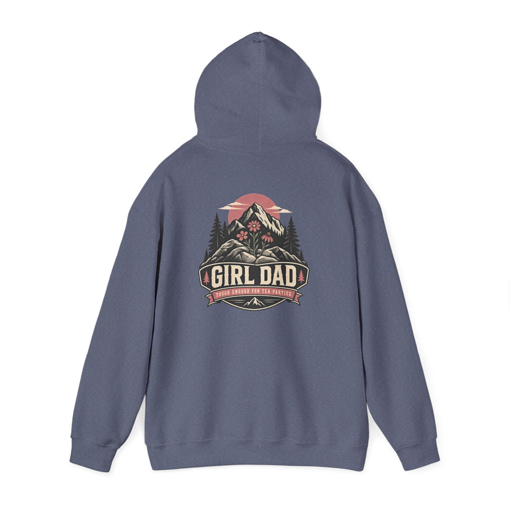 Girl Dad Hoodie — Vintage Mountain Dad Sweatshirt for Fathers