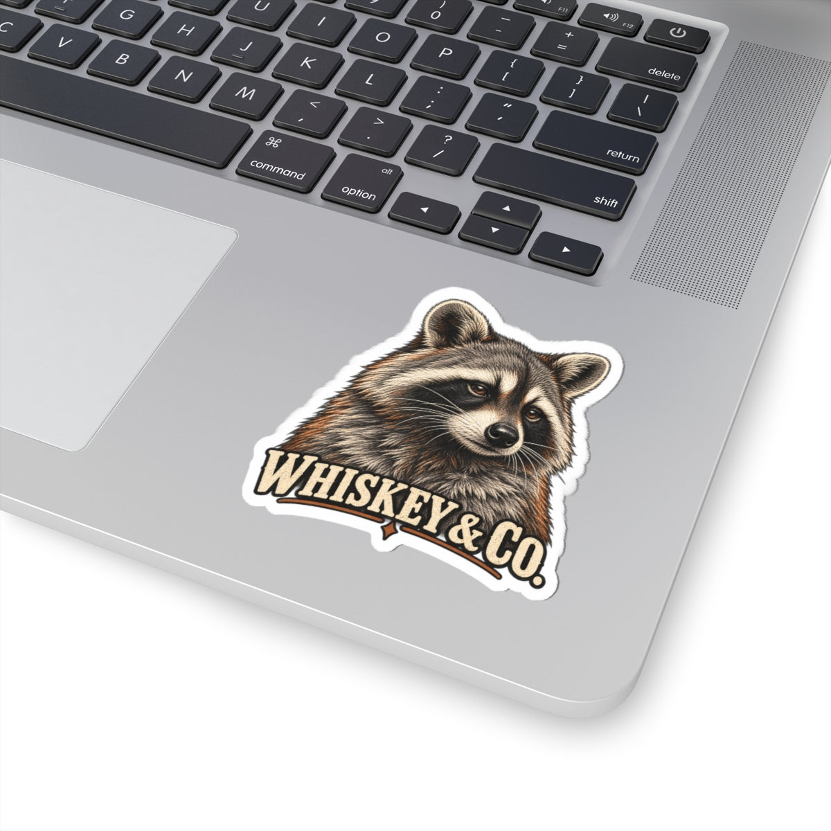 Whiskey & Co. Raccoon Sticker - Whiskey