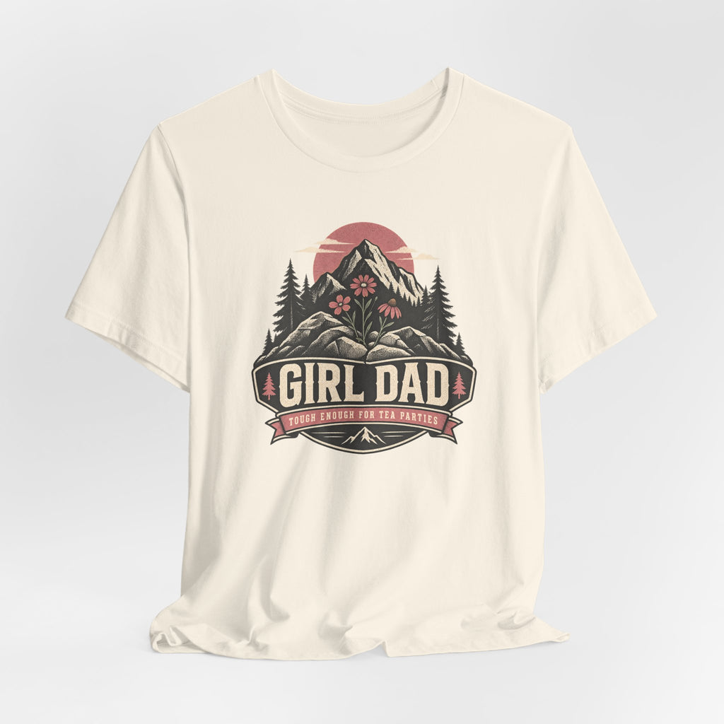 Girl Dad T-Shirt — Outdoor Mountain Camping Tee for Proud Fathers
