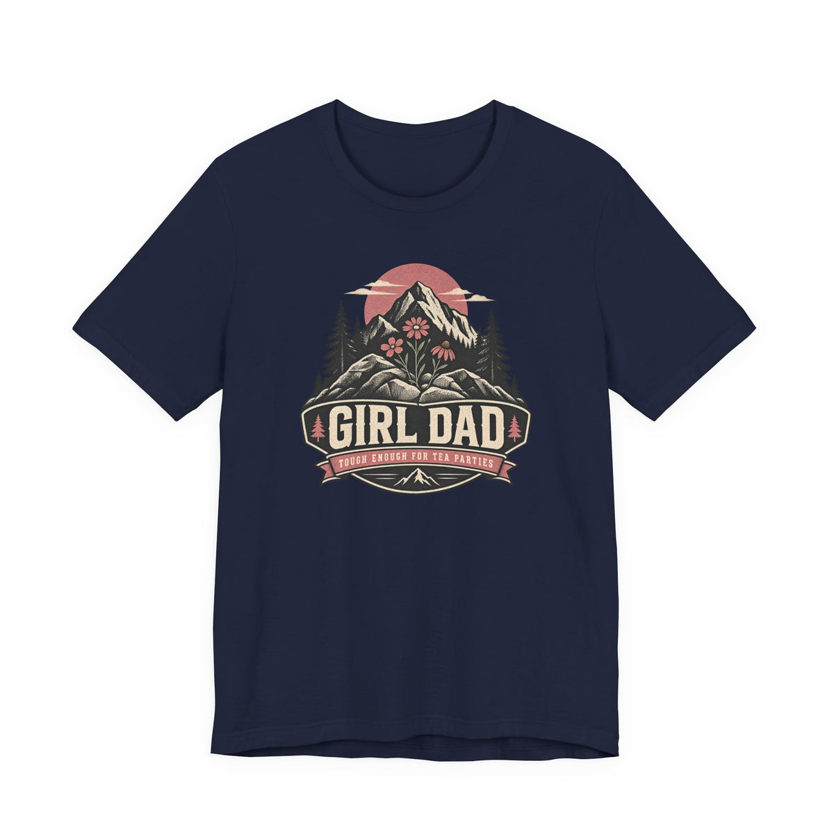 Girl Dad T-Shirt — Outdoor Mountain Camping Tee for Proud Fathers