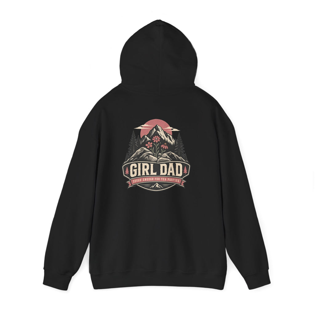 Girl Dad Hoodie — Vintage Mountain Dad Sweatshirt for Fathers