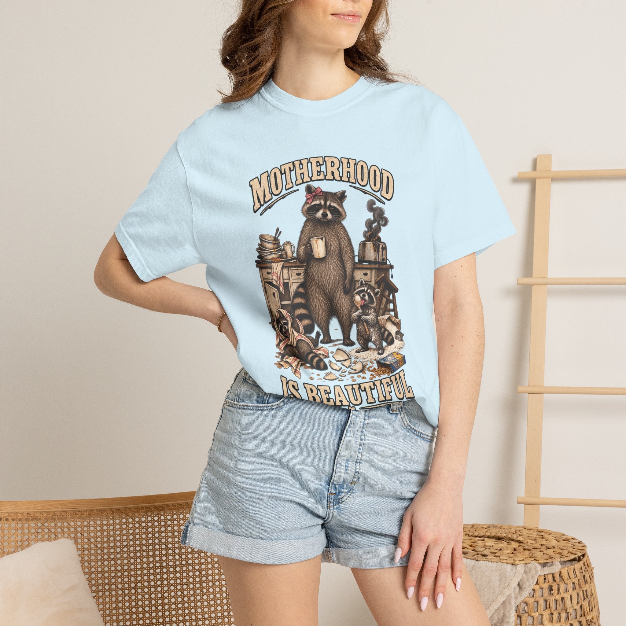 Motherhood Is Beautiful Tee Brandy