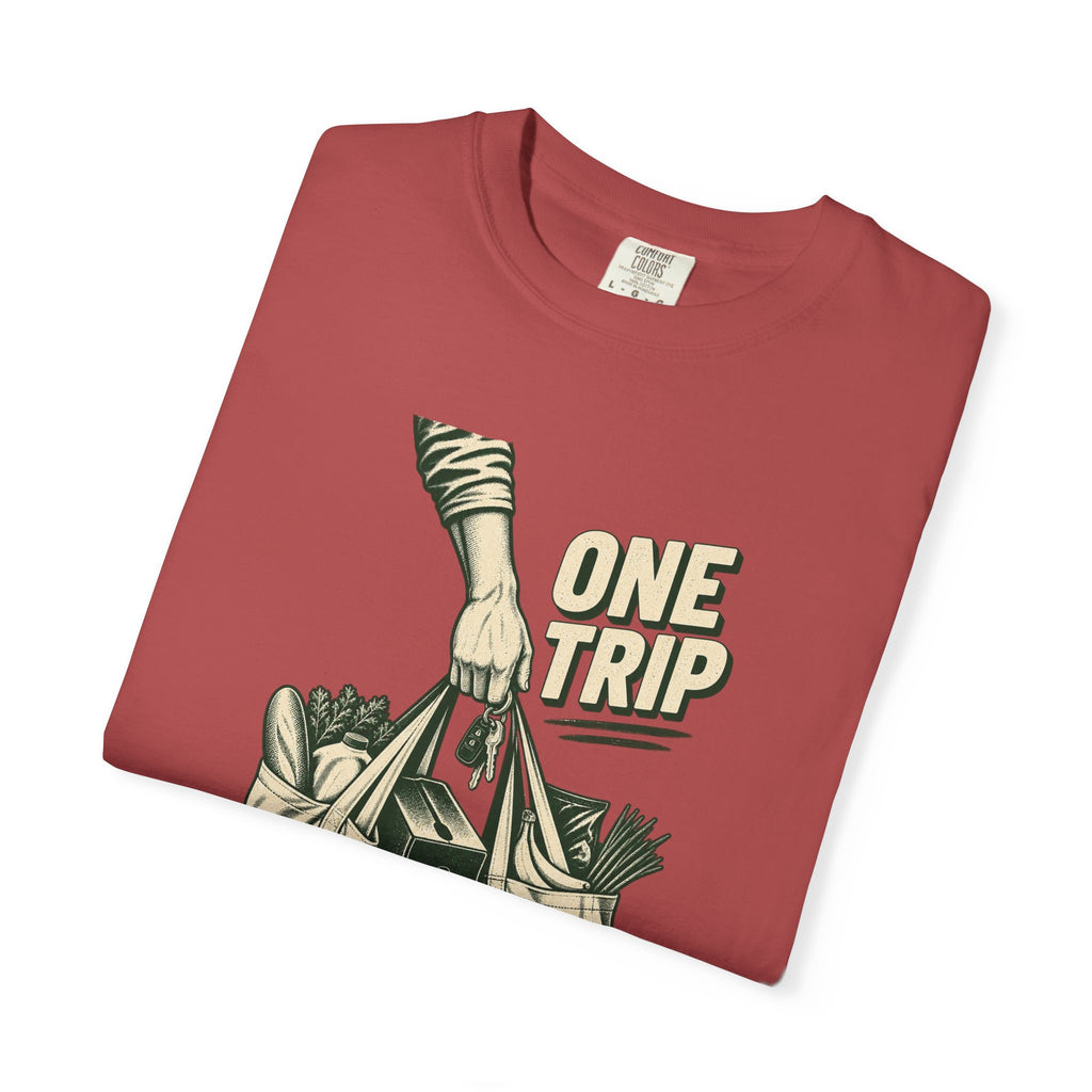 One Trip Grocery Tote T-Shirt — Vintage Shopper Graphic Tee