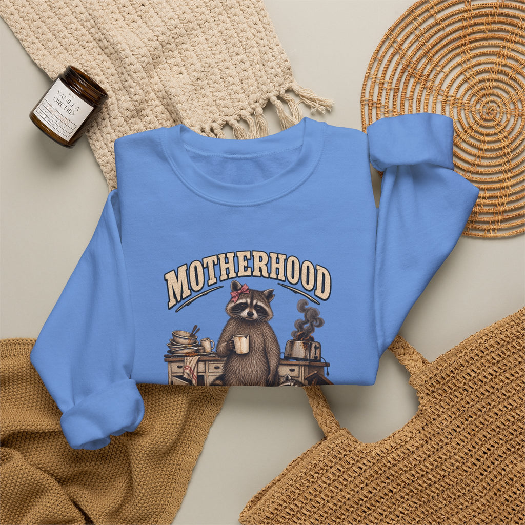 Motherhood Is Beautiful Crewneck Sweatshirt Brandy