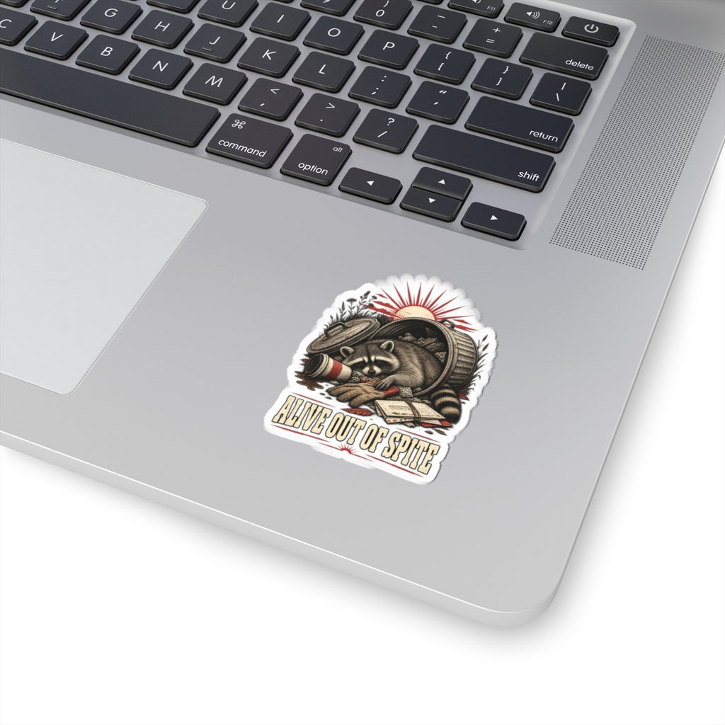 Vintage Sticker — "Alive Out of Spite" Kiss-Cut Decal