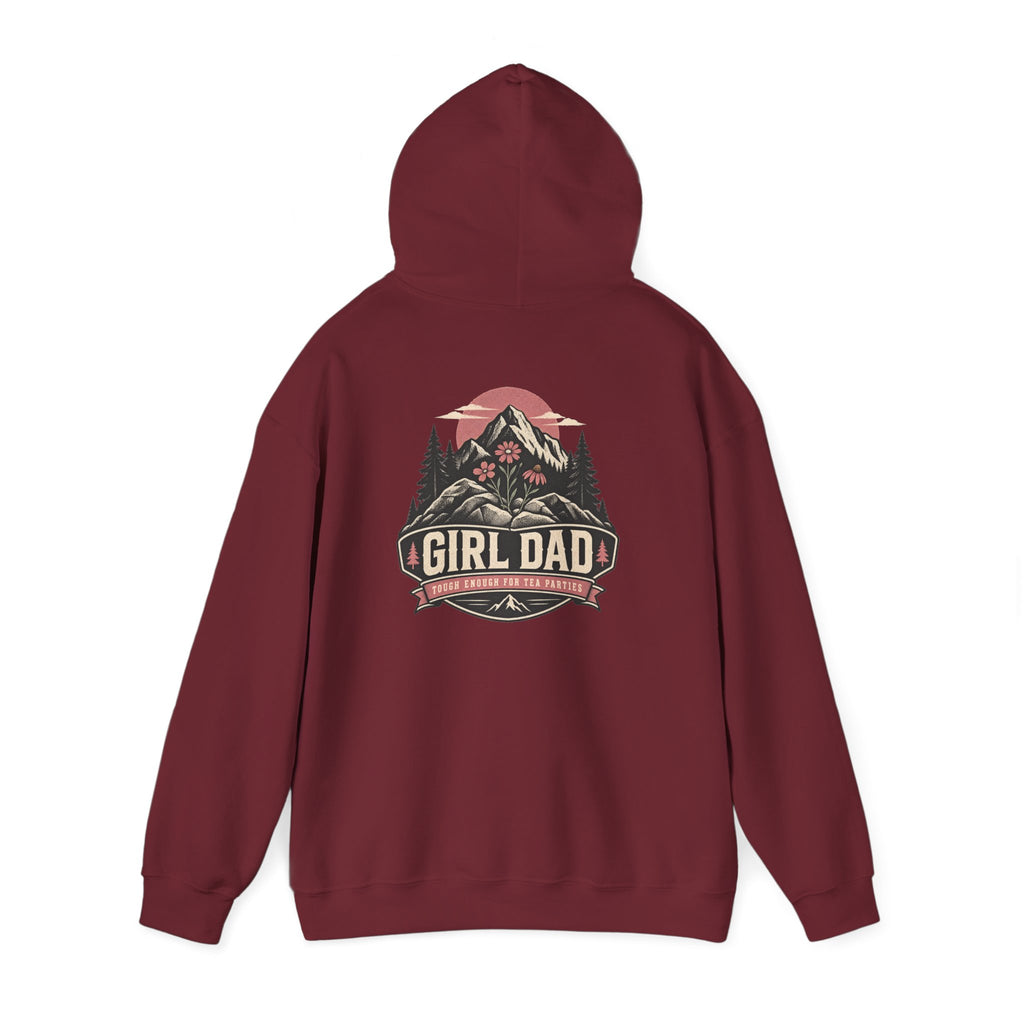 Girl Dad Hoodie — Vintage Mountain Dad Sweatshirt for Fathers
