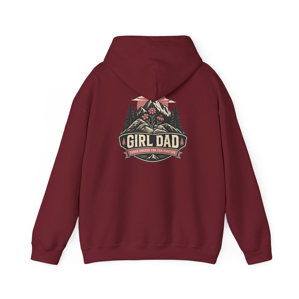 Girl Dad Hoodie — Vintage Mountain Dad Sweatshirt for Fathers