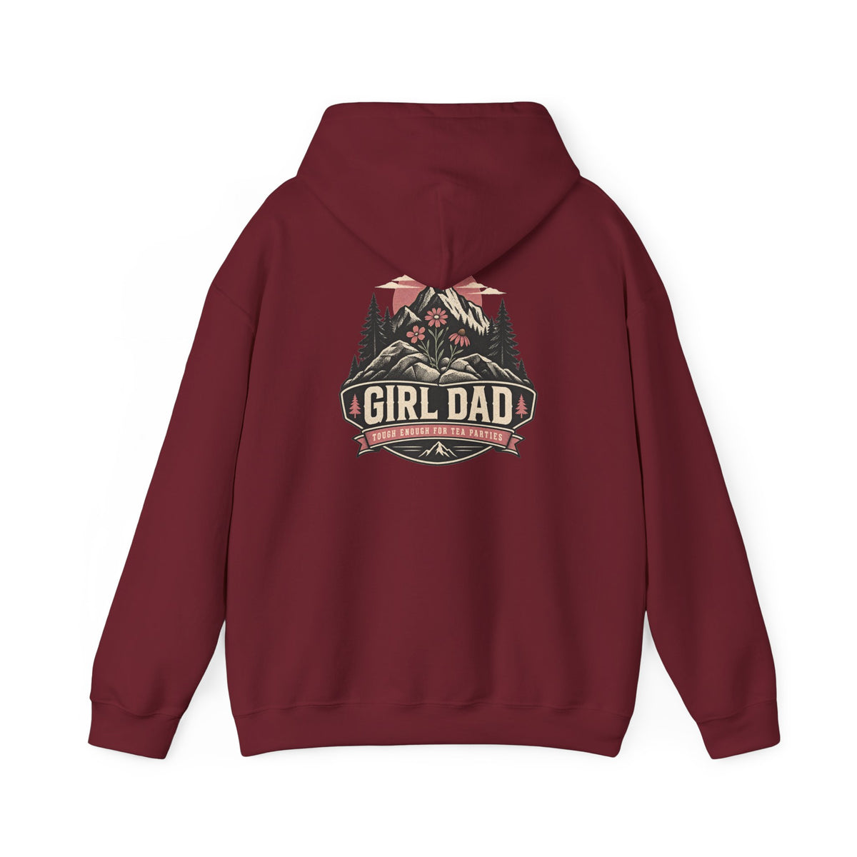 Girl Dad Hoodie — Vintage Mountain Dad Sweatshirt for Fathers