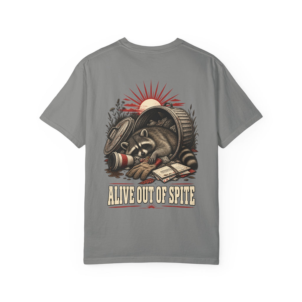 Alive Out of Spite Raccoon Graphic T-Shirt