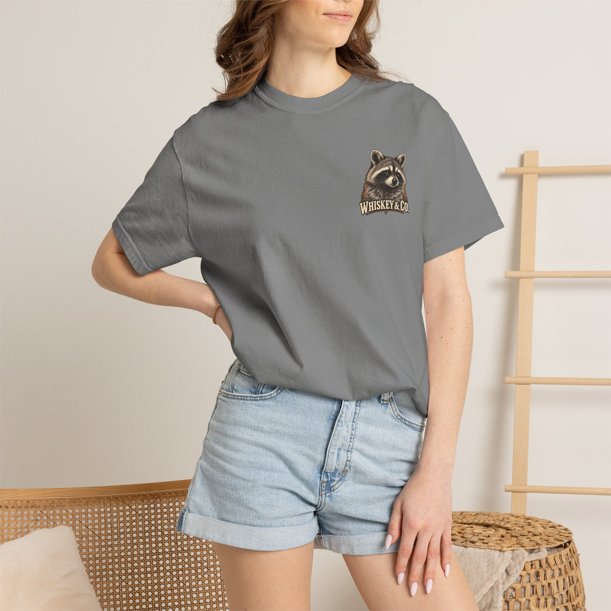 Alive Out of Spite Raccoon Graphic T-Shirt