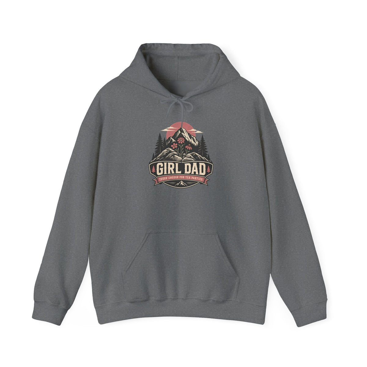 Girl Dad Hoodie — Vintage Mountain Dad Sweatshirt for Fathers