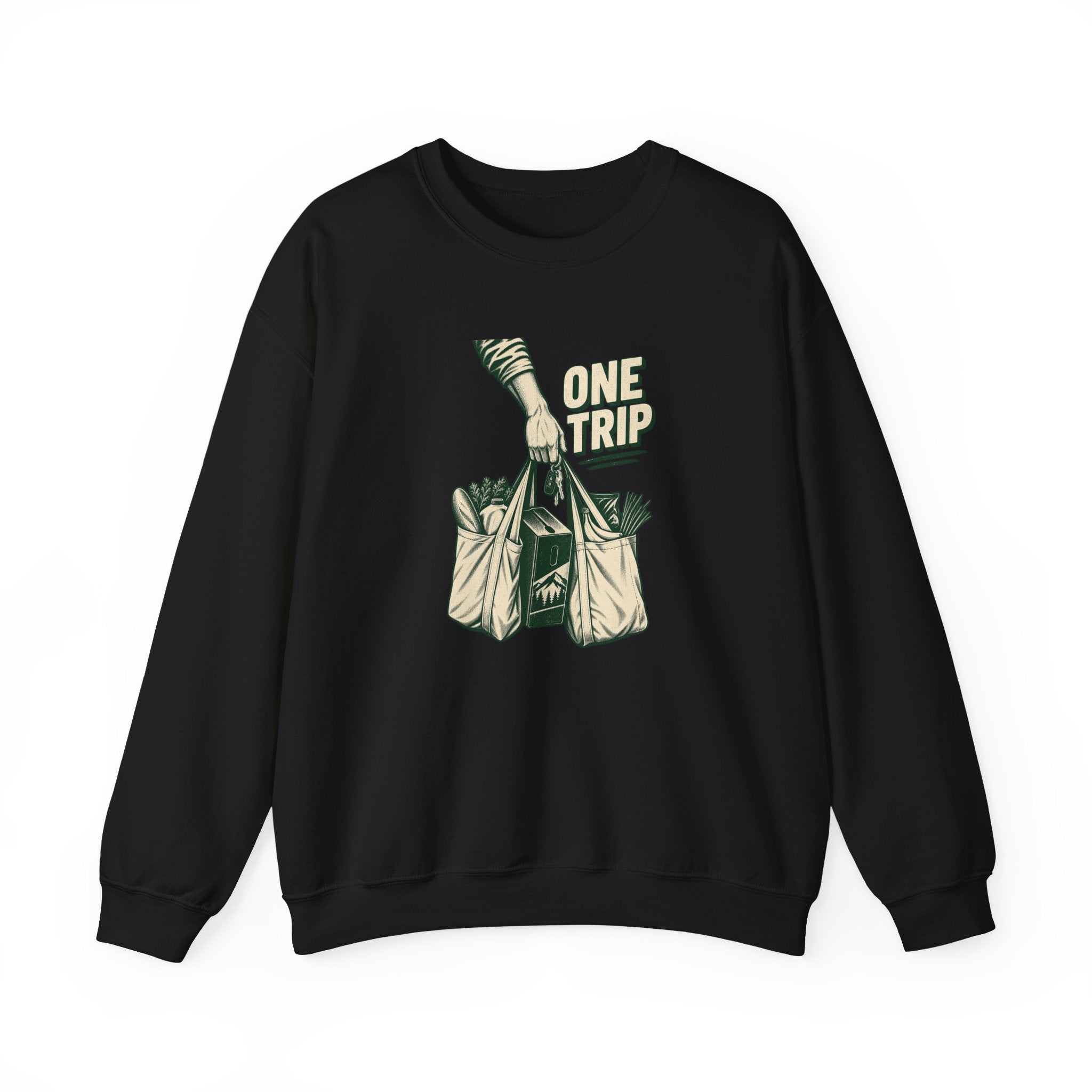 One Trip Grocery Tote Sweatshirt