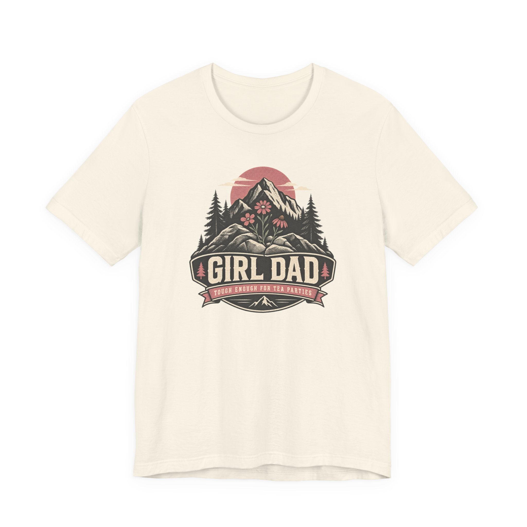Girl Dad T-Shirt — Outdoor Mountain Camping Tee for Proud Fathers