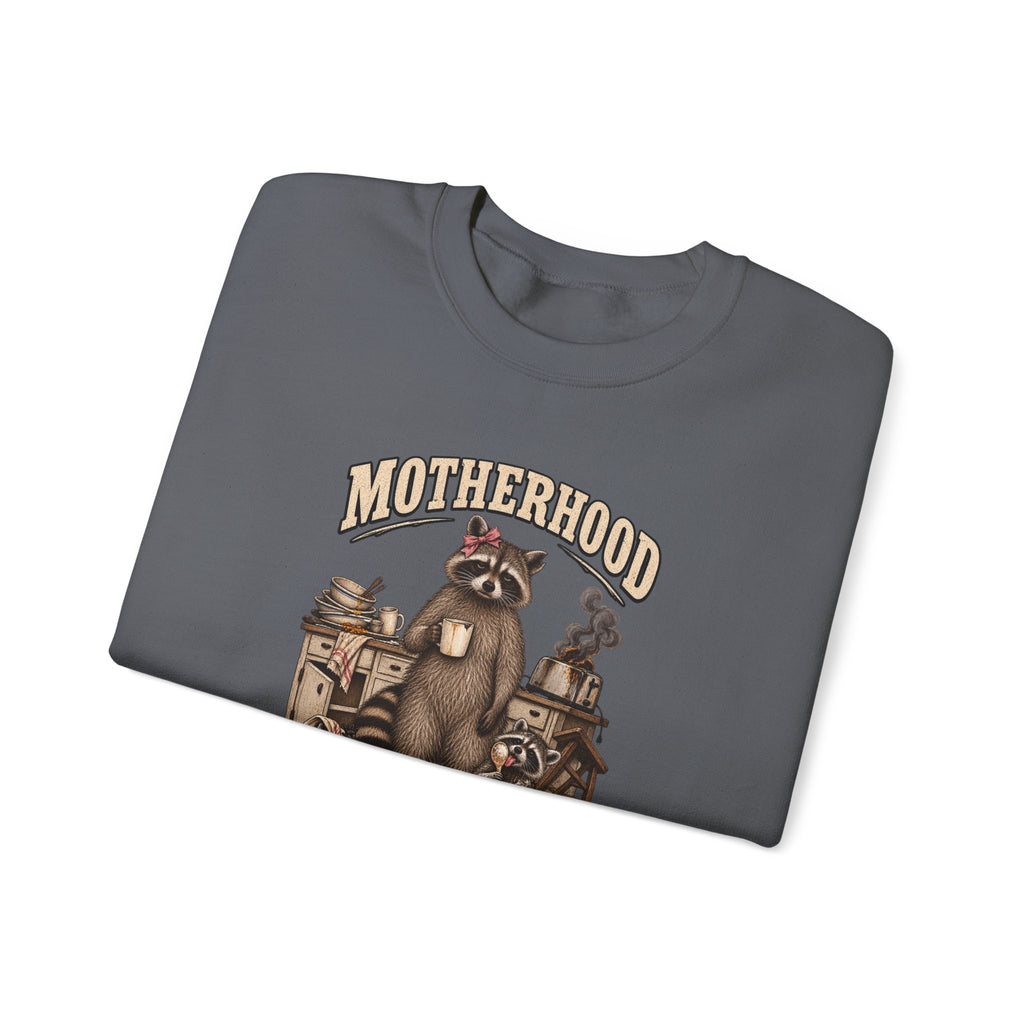 Motherhood Is Beautiful Crewneck Sweatshirt Brandy