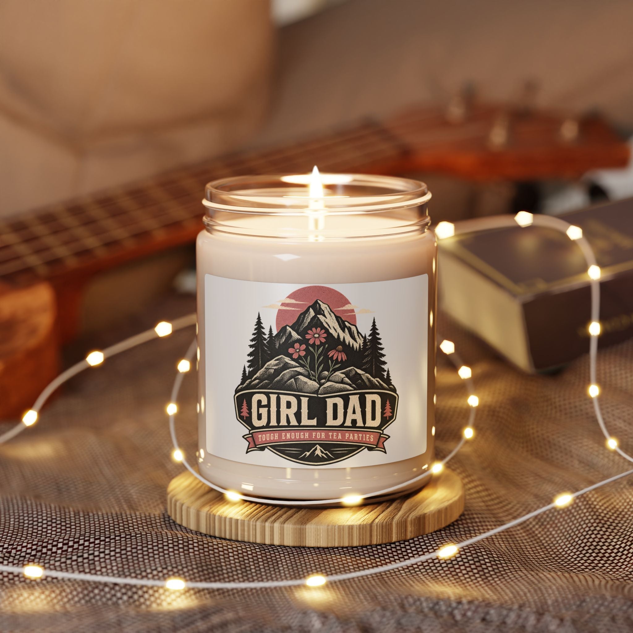 Girl Dad Soy Candle — 9oz Scented Mason Jar Candle for Dads Who Love Adventure