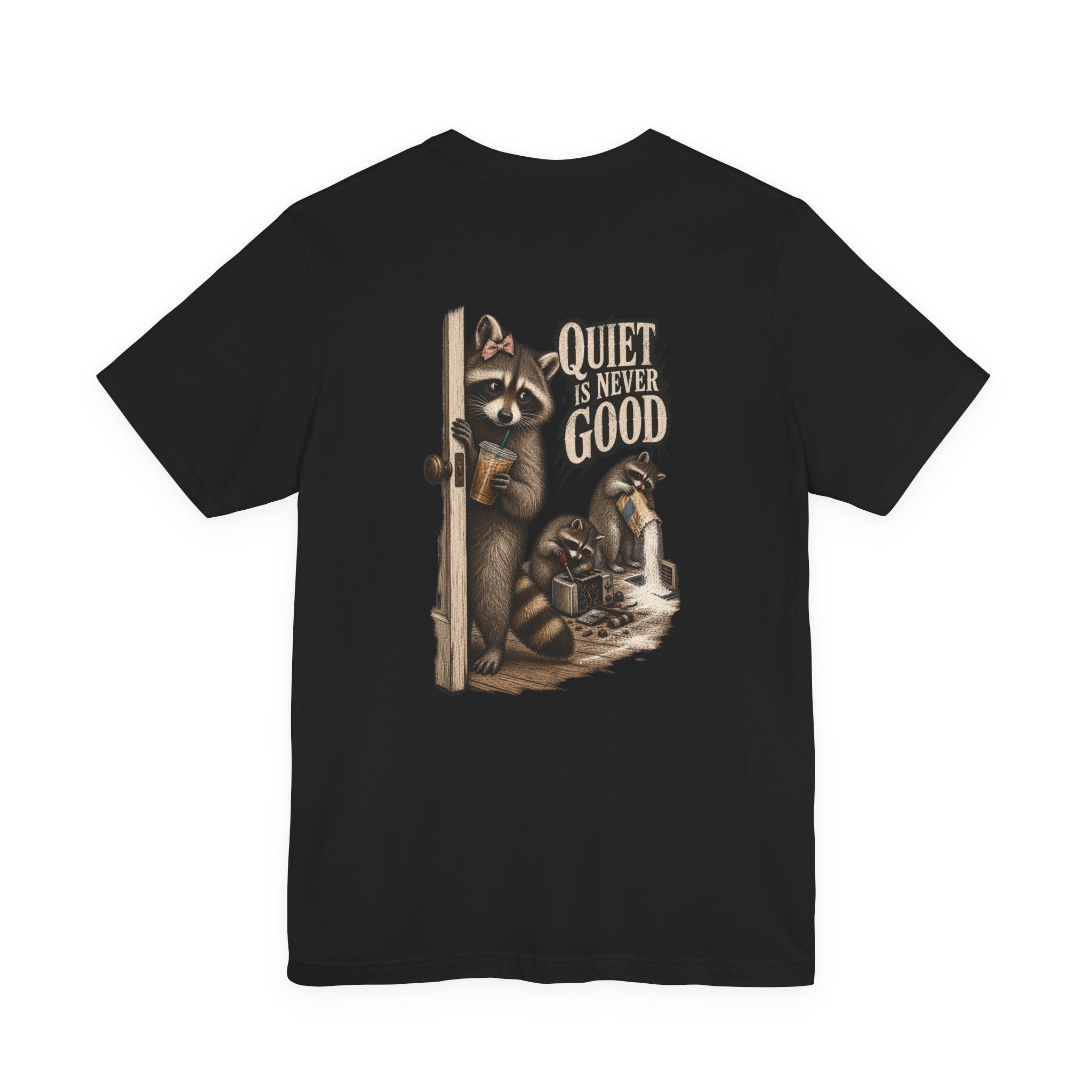 Quiet Is Never Good Tee - Brandy