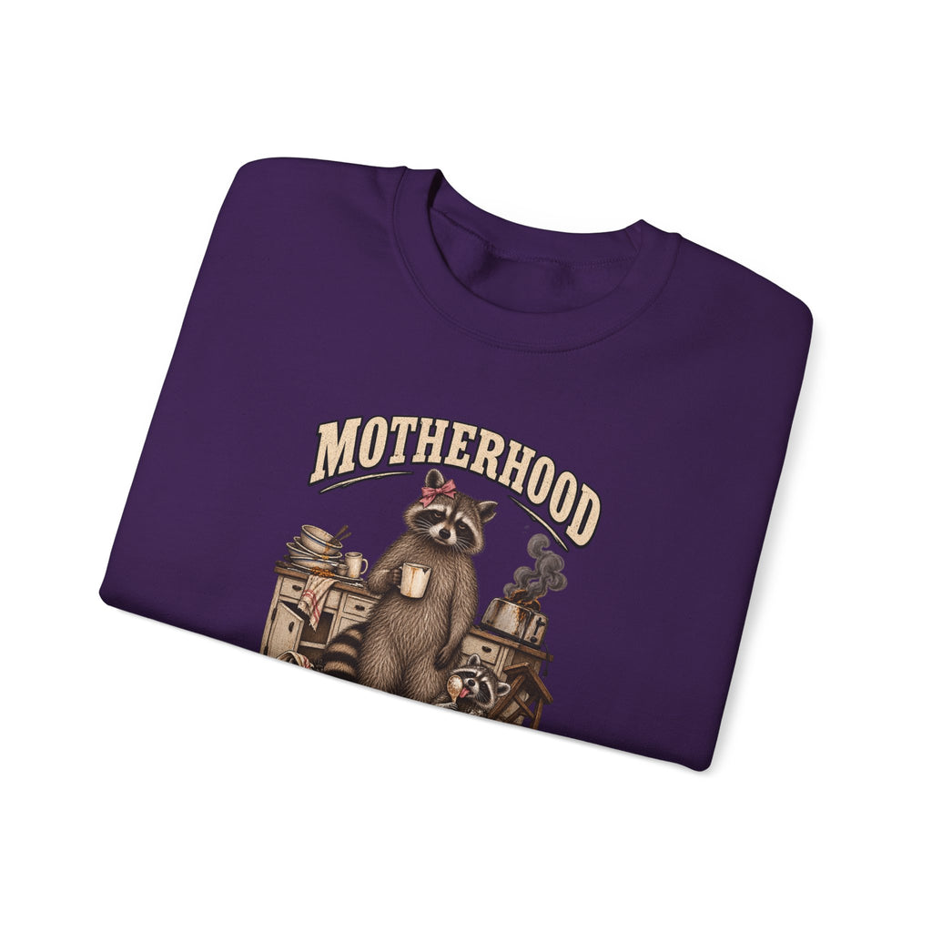 Motherhood Is Beautiful Crewneck Sweatshirt Brandy