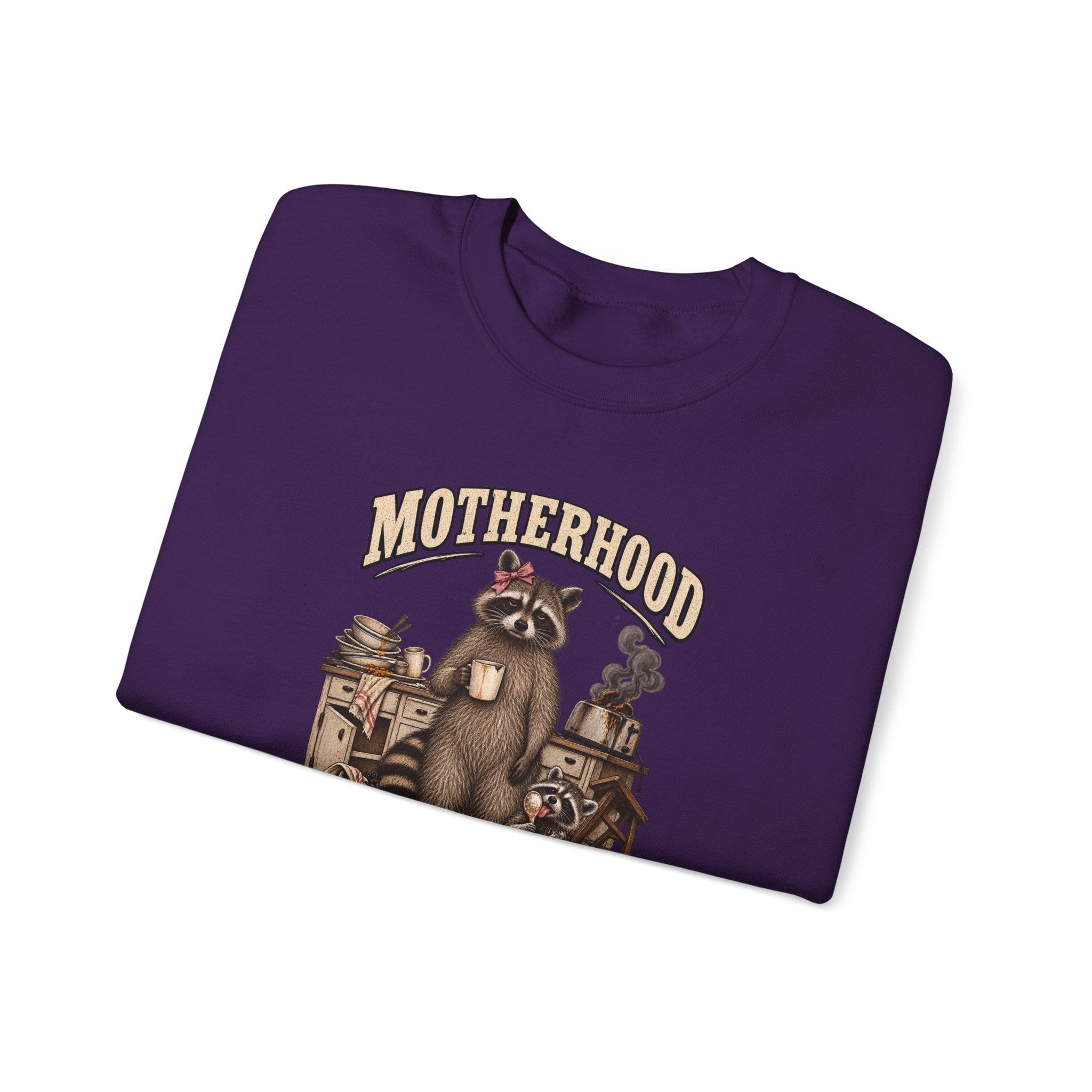 Motherhood Is Beautiful Crewneck Sweatshirt Brandy