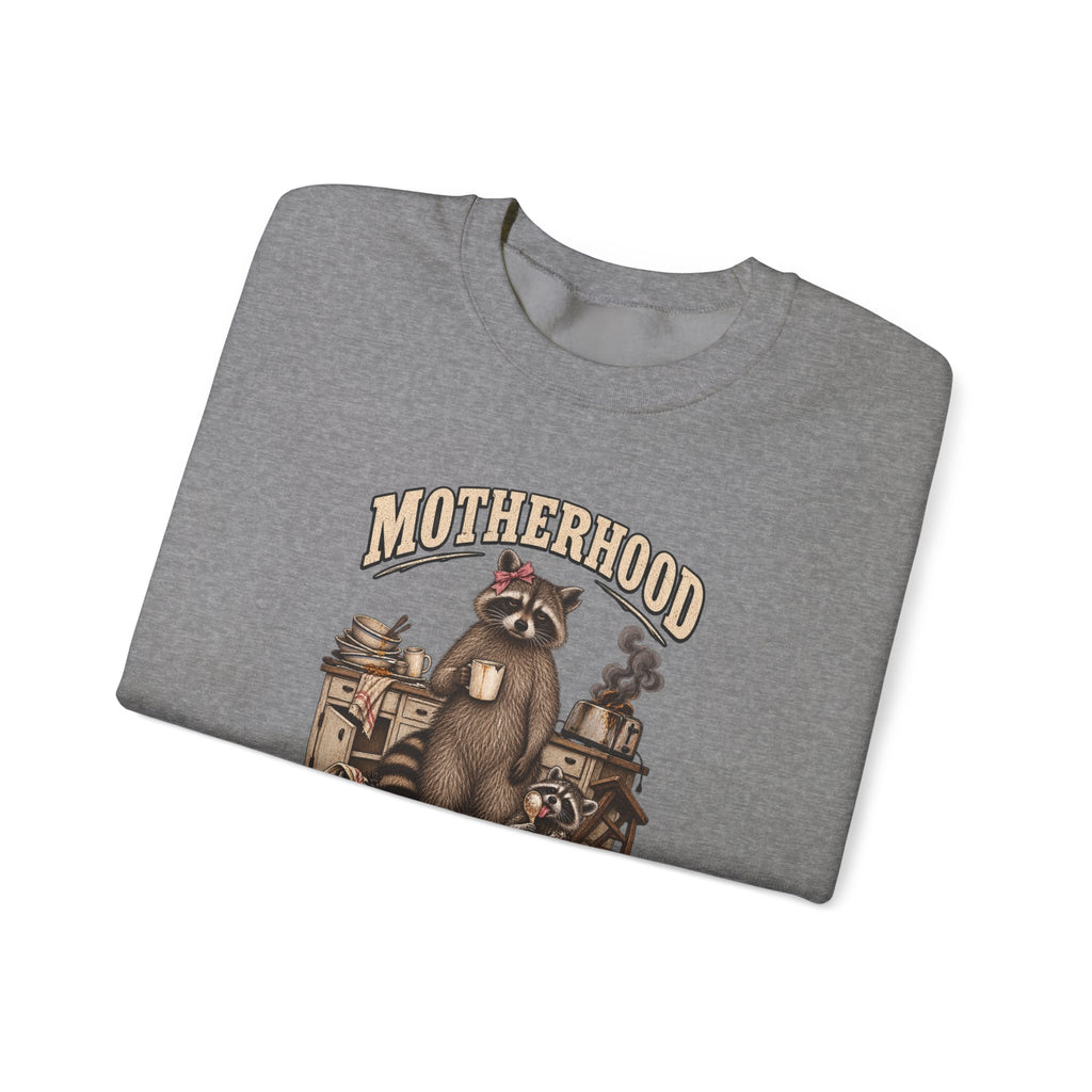 Motherhood Is Beautiful Crewneck Sweatshirt Brandy