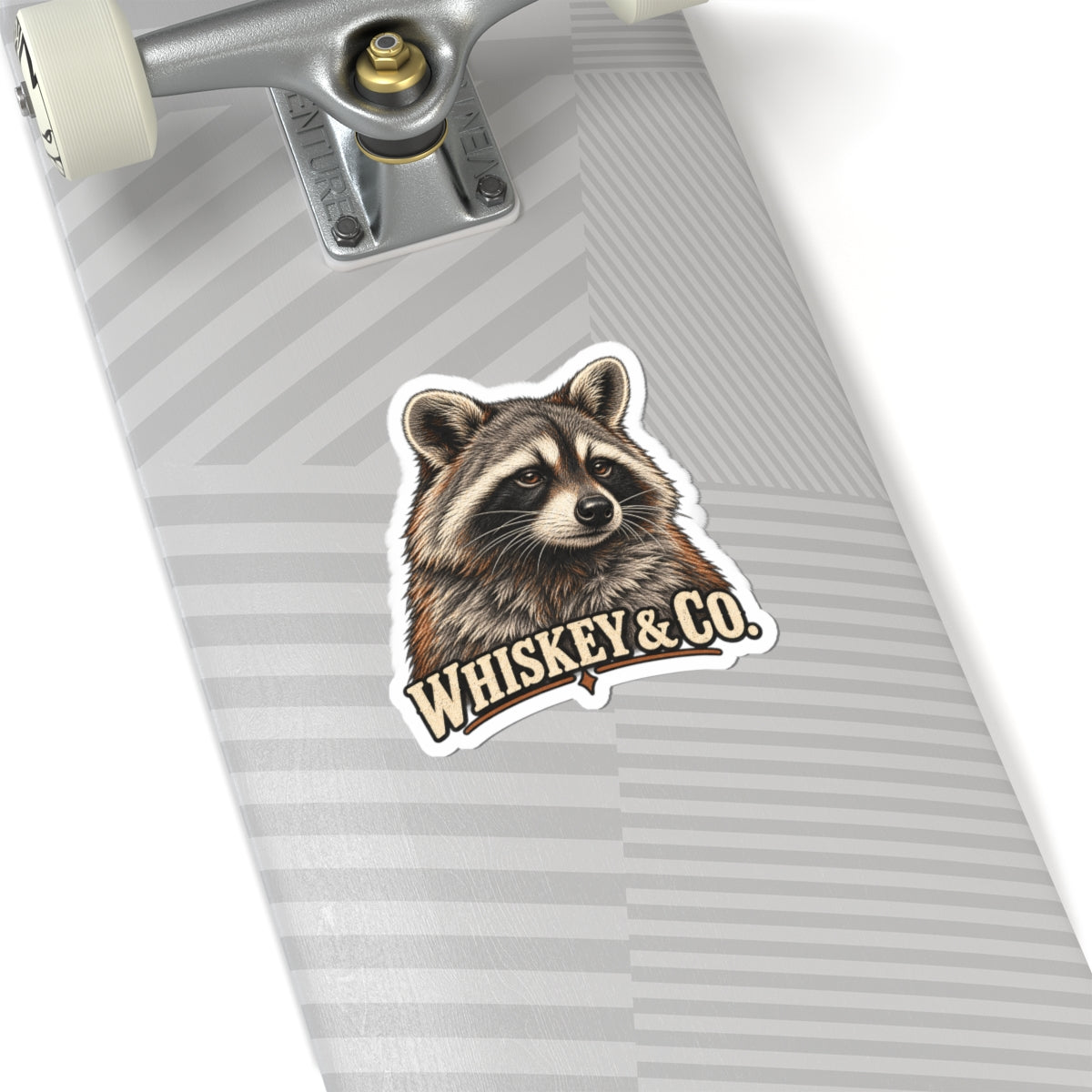 Whiskey & Co. Raccoon Sticker - Whiskey