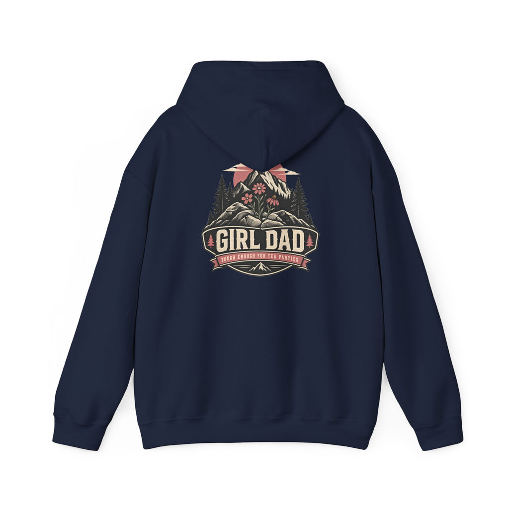 Girl Dad Hoodie — Vintage Mountain Dad Sweatshirt for Fathers