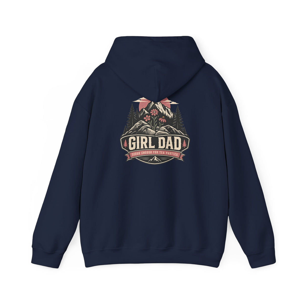 Girl Dad Hoodie — Vintage Mountain Dad Sweatshirt for Fathers