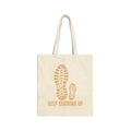 Keep Showing Up Canvas Tote